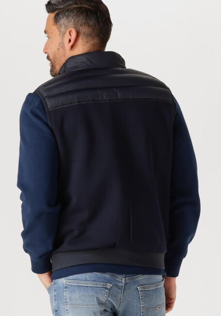 Blaue TOMMY HILFIGER Bodywarmer MIX MEDIA VEST - large