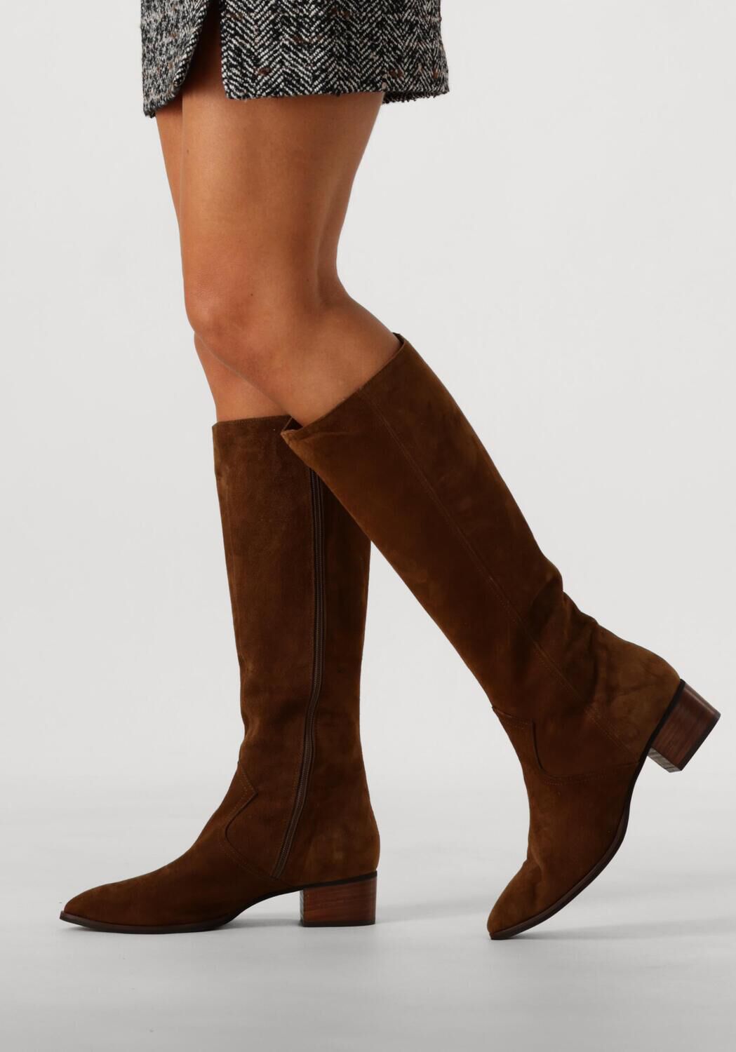 Cognacfarbene NOTRE-V Hohe Stiefel 3297 - large