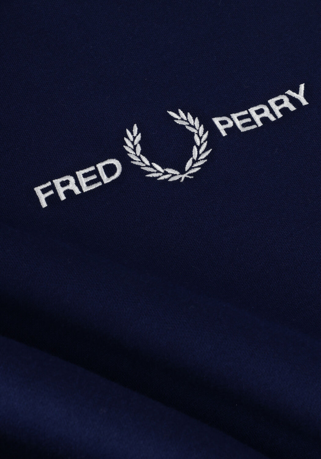 Dunkelblau FRED PERRY Sweatshirt TAPE SLEEVE SWEATSHIRT - large