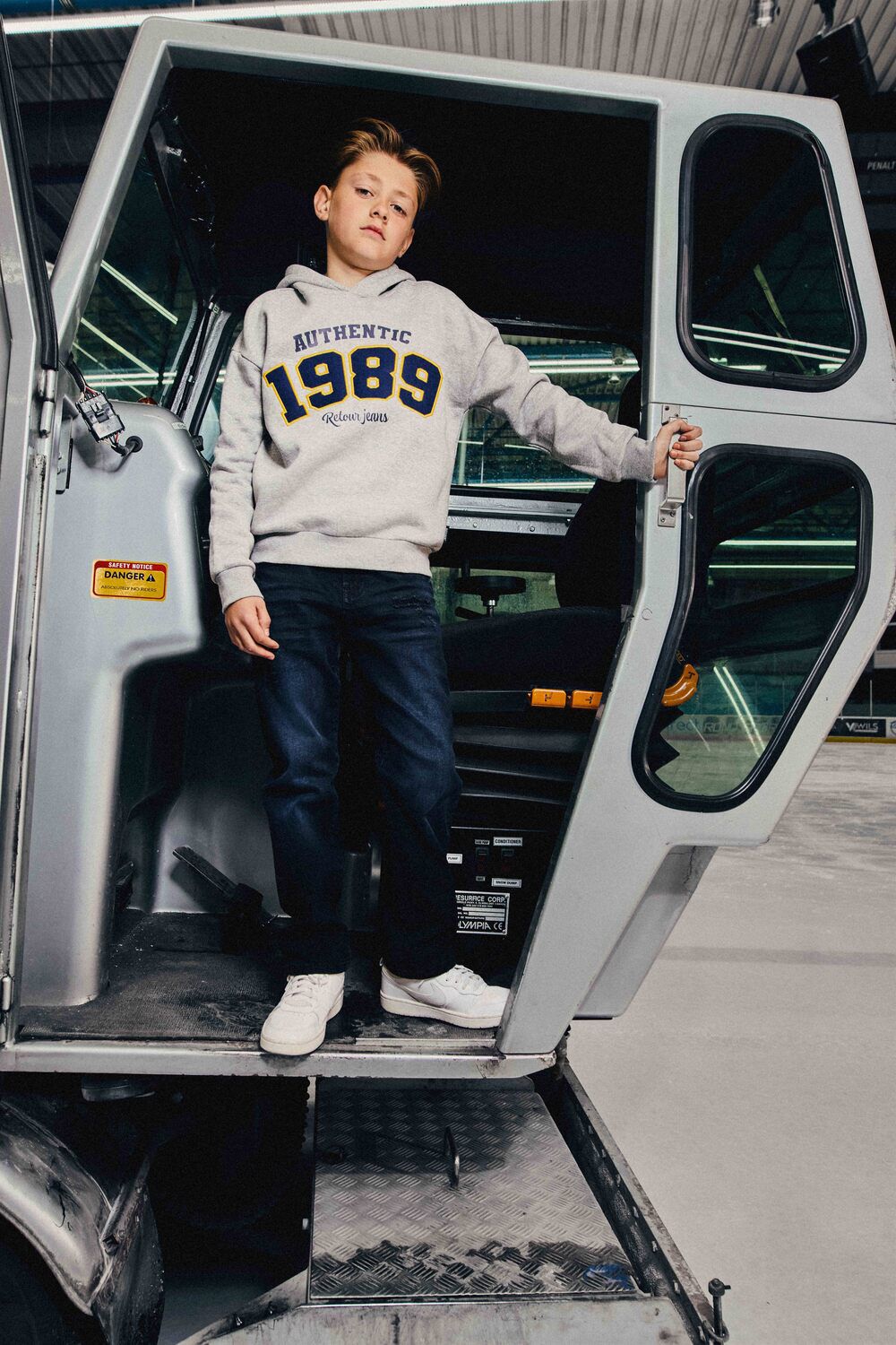 Graue RETOUR Pullover ROY - large