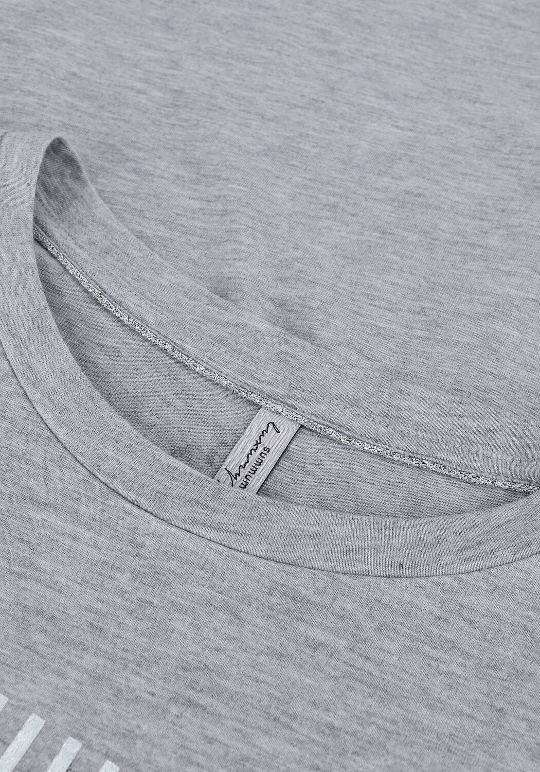 Graue SUMMUM T-shirt TEE SKYSCRAPER ARTWORK COTTON - large