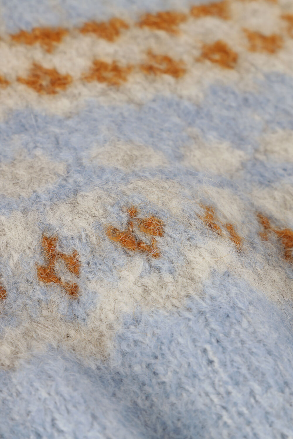 Blaue Y.A.S. Rollkragenpullover YASISTA LS KNIT PULLOVER - large