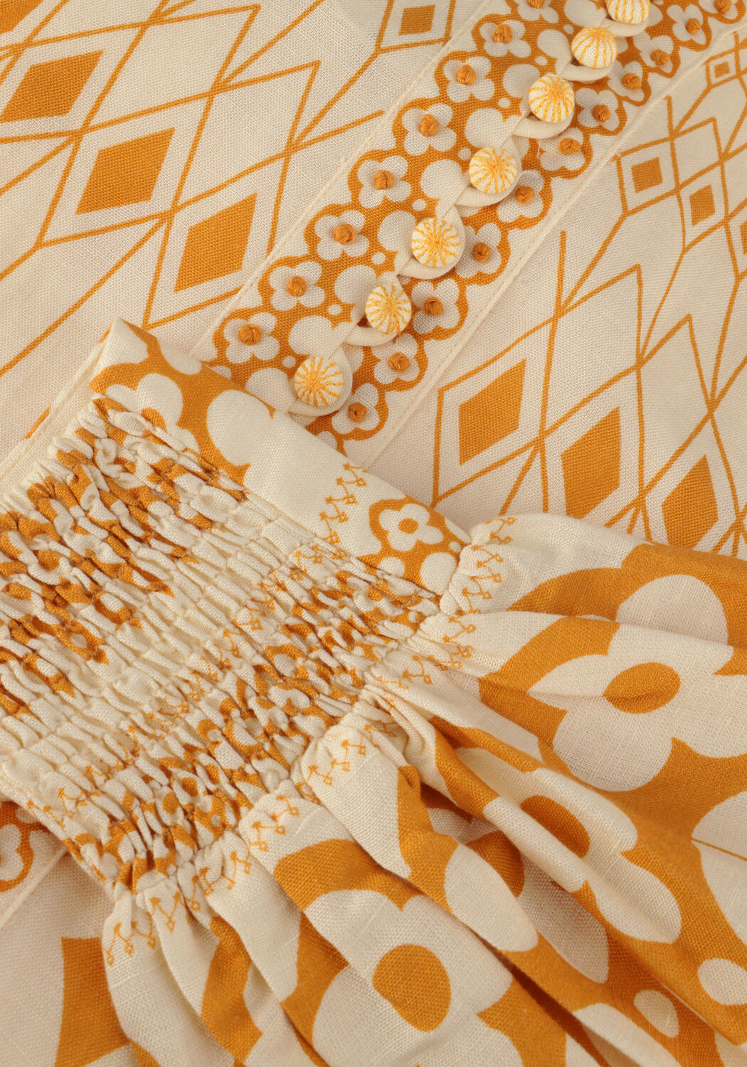 Goldfarbene SCARLETT POPPIES Blusen PIA - large