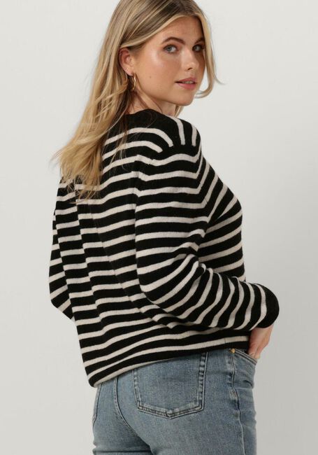 Schwarze BY-BAR Pullover JET STRIPE PULLOVER - large