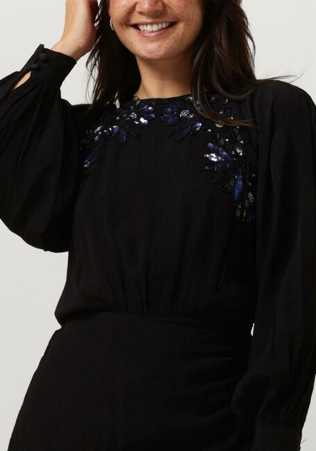 Schwarze LOUIZON Minikleid JOYA - large