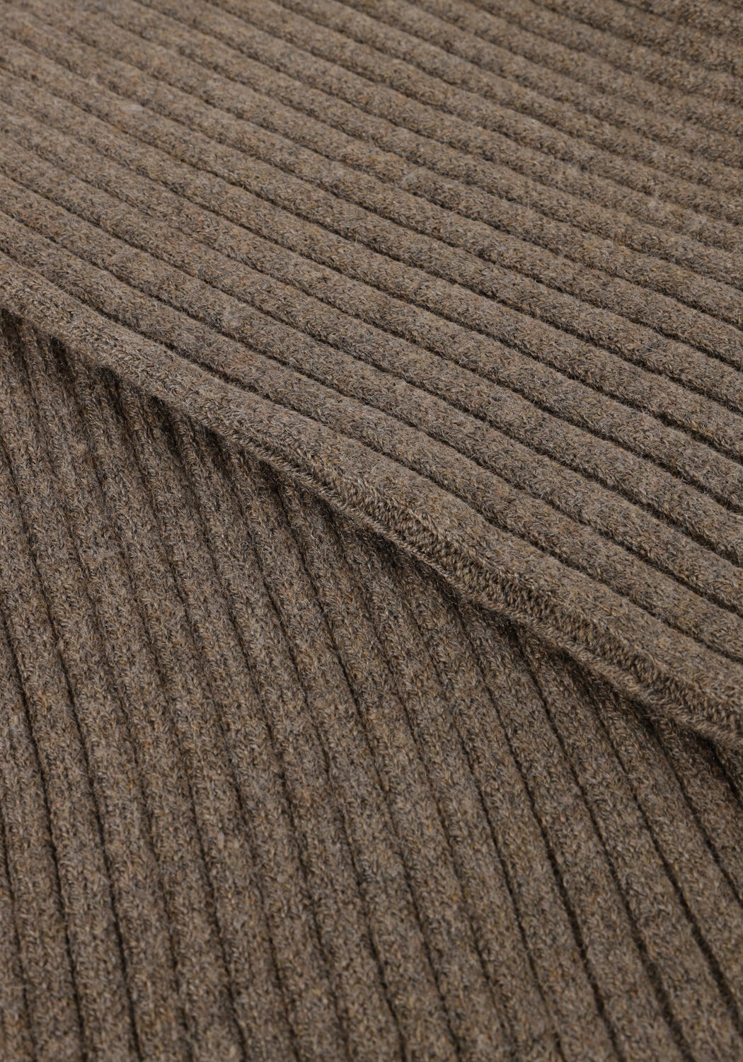 Braune OBJECT Pullover OBJELVA 2/4 RE O-NECK KNIT - large