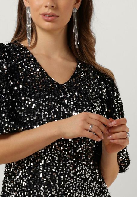 Schwarze CO'COUTURE Minikleid SERENACC SEQUIN DRESS - large