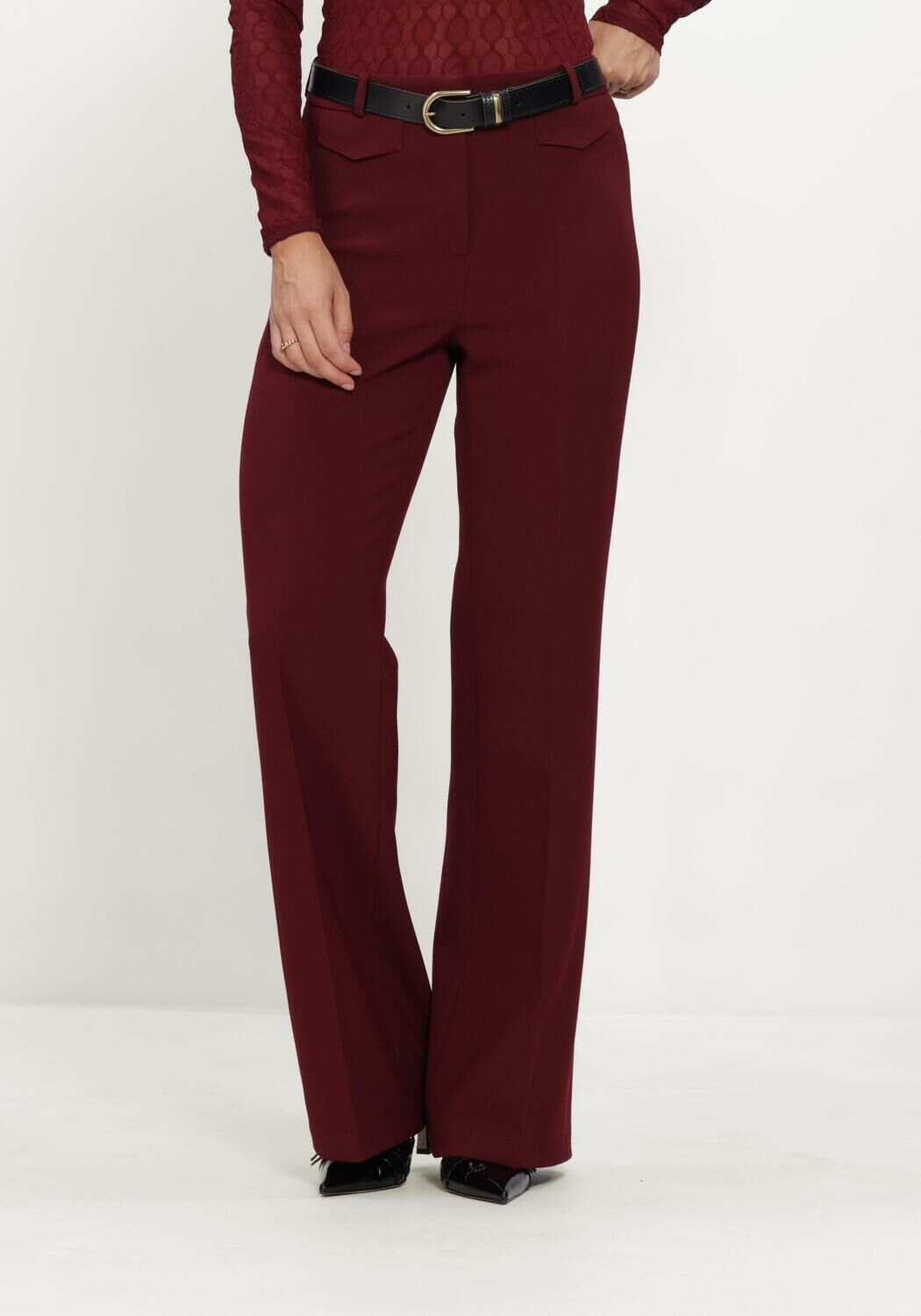 Bordeaux CAMBIO Hosen FAMOUS WOOL SUBSTITUTE DOUBLE - large