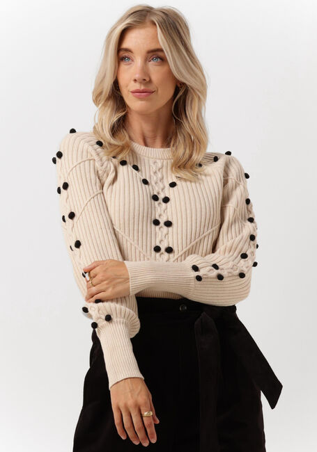 Nicht-gerade weiss SCOTCH & SODA Pullover STITCH AND BOBBLE PLACEMENT WOOL BLEND PULLOVER - large