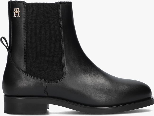 Schwarze TOMMY HILFIGER Chelsea Boots ELEVATED ESSENT THERMO BOOTIE - large