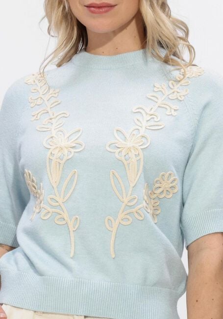 Hellblau OBJECT Pullover OBJLANEY RUBIN SS PULLOVER - large