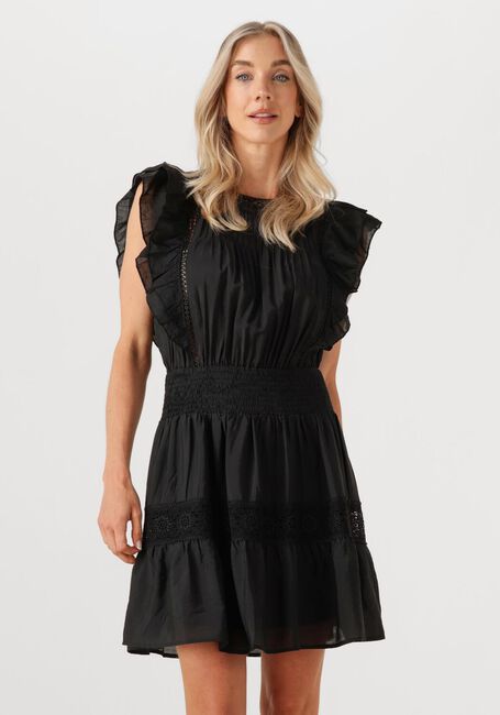 Schwarze CO'COUTURE Minikleid CALLUMCC FRILL PINTUCK DRESS - large