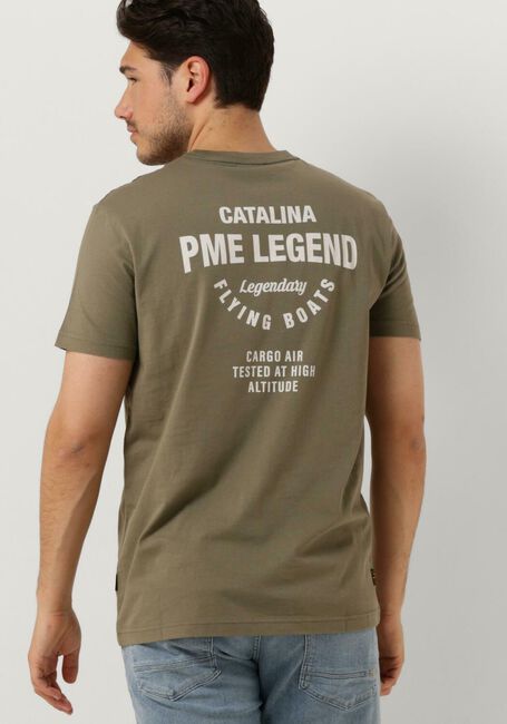 Grüne PME LEGEND T-shirt SHORT SLEEVE R-NECK PLAY SINGLE JERSEY - large