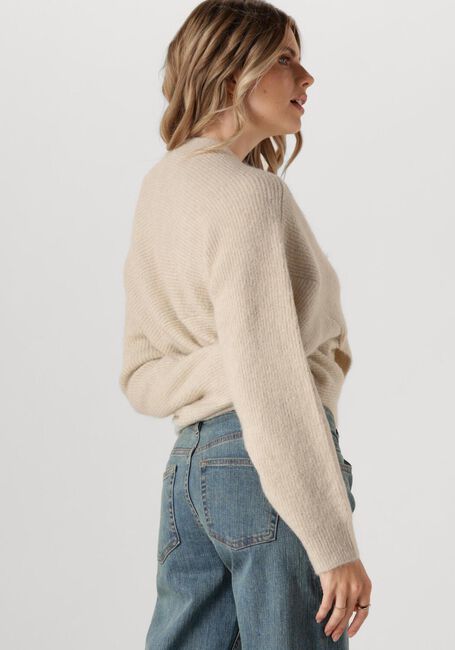 Beige MSCH COPENHAGEN Pullover MSCHZINELLE HOPE WRAP PULLOVER - large