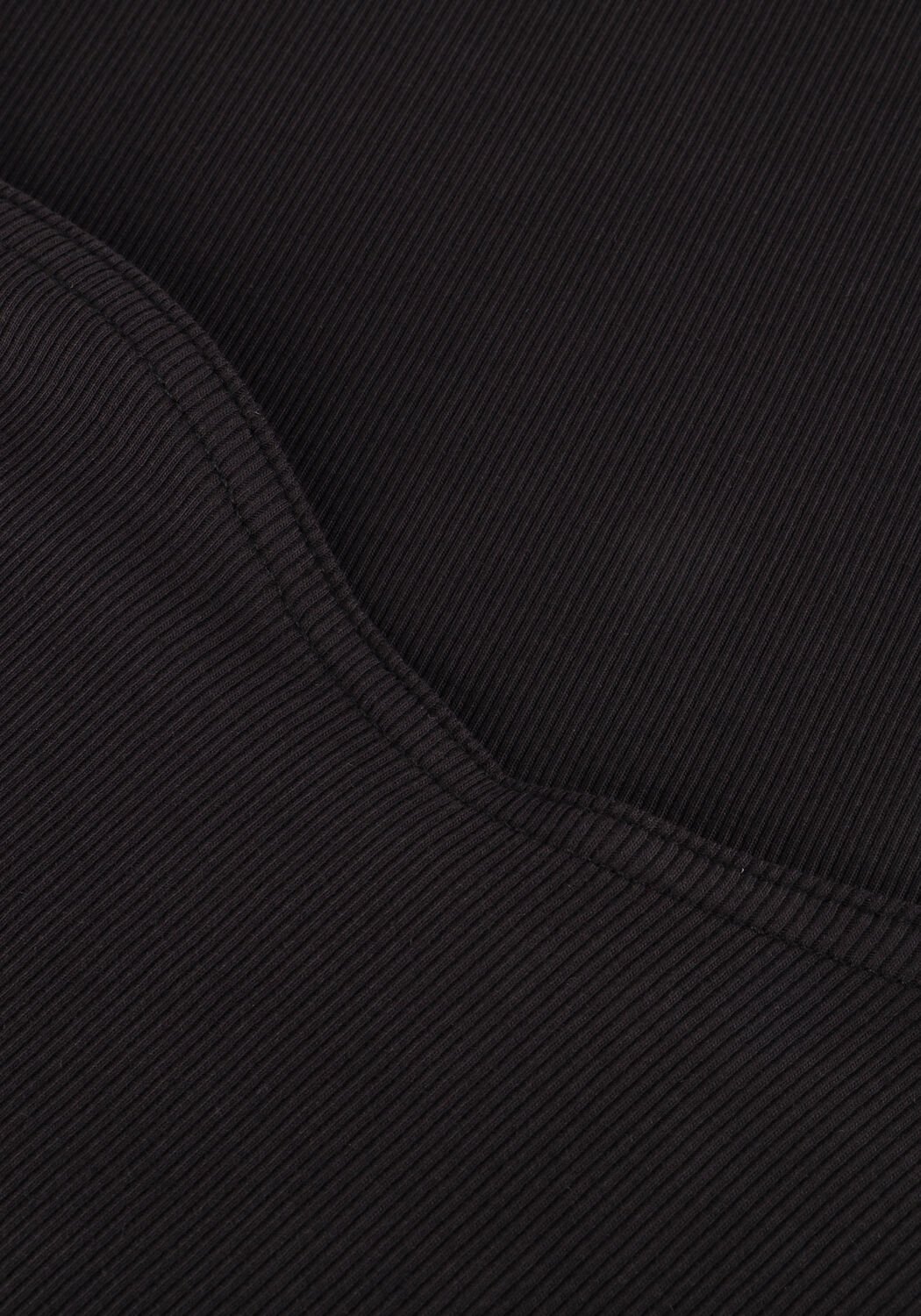 Schwarze CALVIN KLEIN Midikleid WOVEN LABEL RIB SLEEVELESS DRESS - large