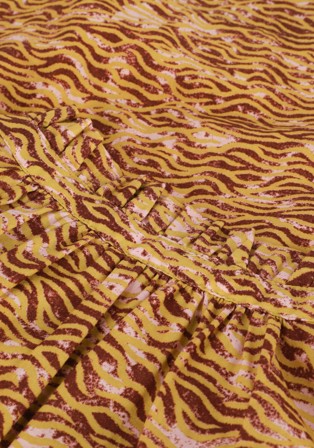 Ocker SCOTCH & SODA Minikleid COLOR BLOCKED COTTON THROW-ON DRESS - large