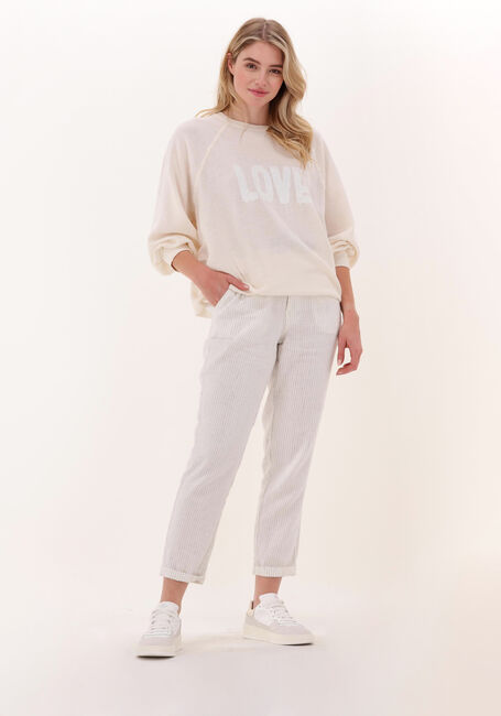 Ecru 10DAYS Sweatshirt SQUARE MESH SWEATER - large