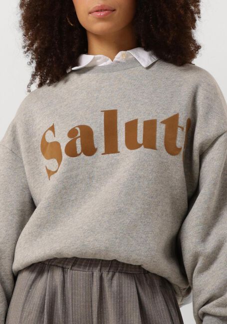 Graue BY-BAR Sweatshirt BIBI SALUT SWEATER - large