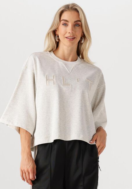 Hellgrau HAUTE L'AMITIÉ Top HLT SS LOGO SWEAT - large