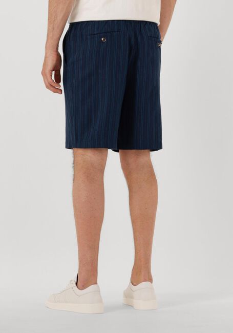 Dunkelblau SHIWI Kurze Hose MEN LEWIS LINEN SHORTS YAM DYE STRIPES - large