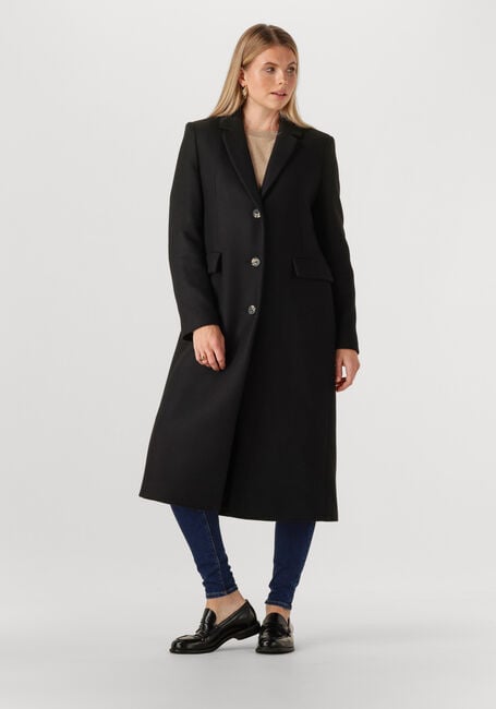 Schwarze TOMMY HILFIGER Mäntel CLASSIC SB WOOL REG MAXI COAT - large