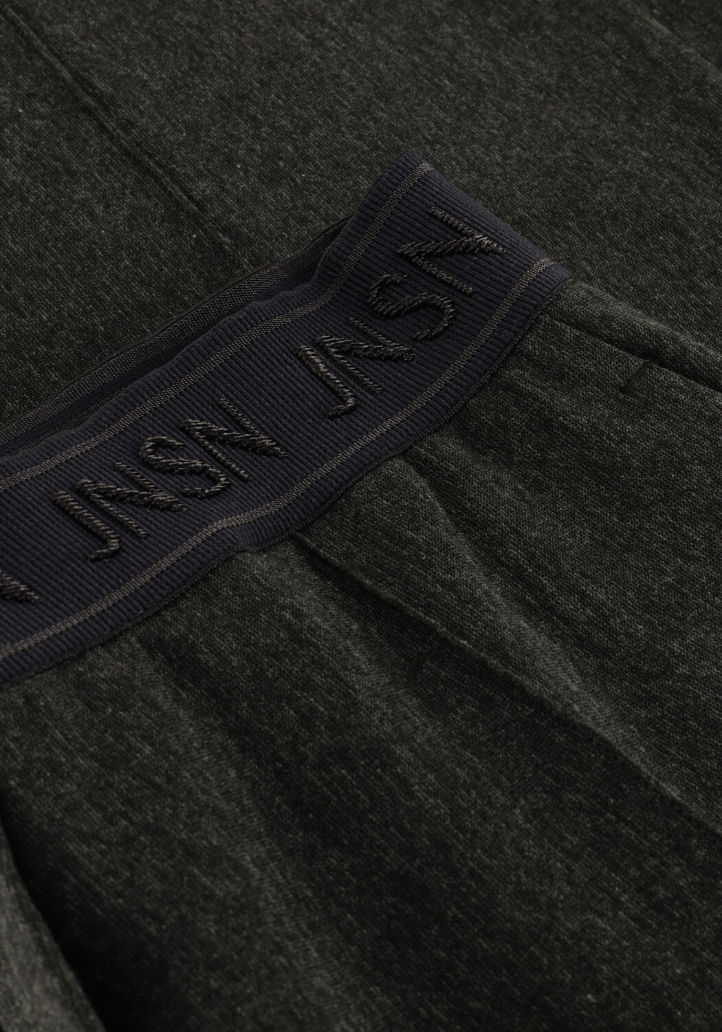 Dunkelgrau JANSEN AMSTERDAM Weite Hose ELLEN BROEK HVM 411 WIDE LEG ELASTIQUE LOGO WAISTBAND - large