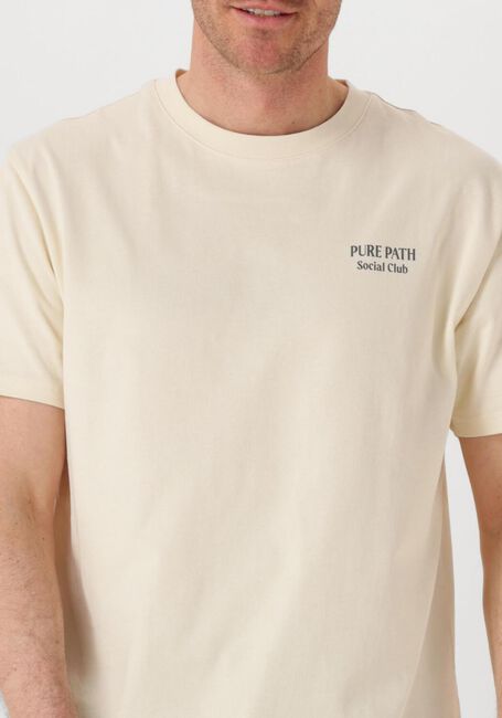 Nicht-gerade weiss PURE PATH T-shirt REGULAR FIT CREWNECK SS T-SHIRTS - large
