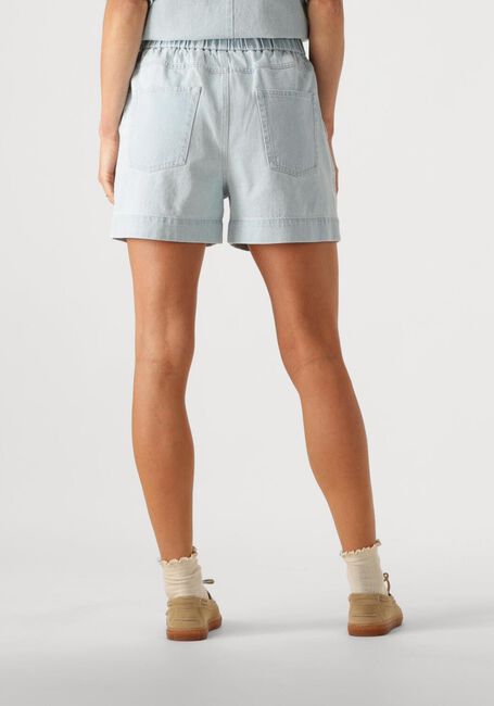 Blaue BY-BAR Kurze Hosen LEON BLEECHED DENIM SHORT - large