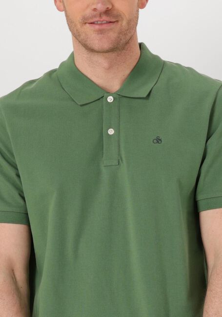 Grüne SCOTCH & SODA Polo-Shirt LOGO PIQUE POLO - large