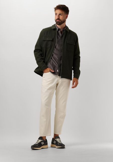 Dunkelgrün ANERKJENDT Overshirt AKHANKY HEAVY TWILL OVERSHIRT - large