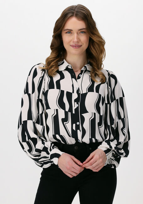 Nicht-gerade weiss SUMMUM Blusen BLOUSE GRAPHIC TWO TONE - large