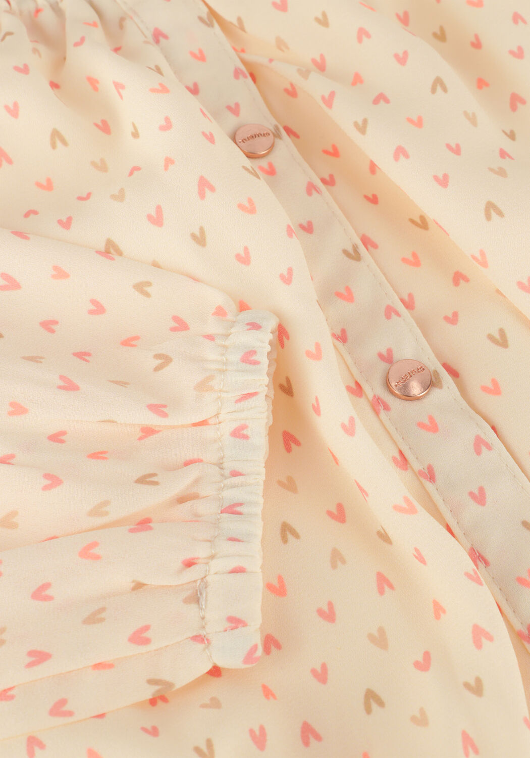 Ecru NONO Blusen TOMAS HEART CROPPED BLOUSE - large