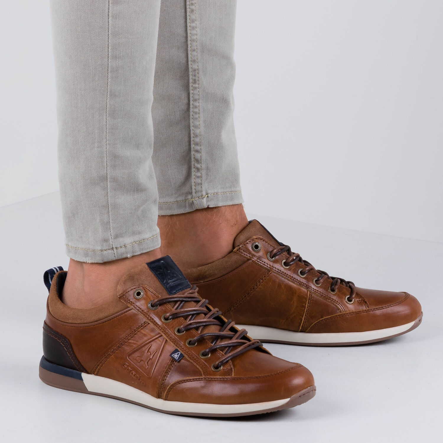 Cognacfarbene GAASTRA Sneaker Low BAYLINE DBS - large