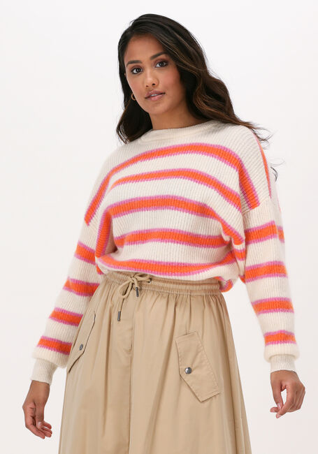 Nicht-gerade weiss CO'COUTURE Pullover LEONA STRIPE RIB O-KNIT - large