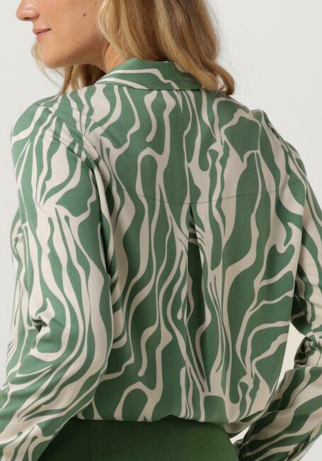 Grüne ANOTHER LABEL Blusen DREISER SWIRL SHIRT - large