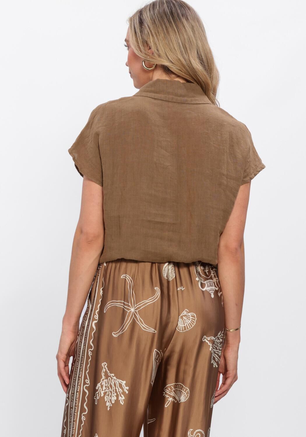 Taupe NUKUS Blusen JULIETTA TOP - large