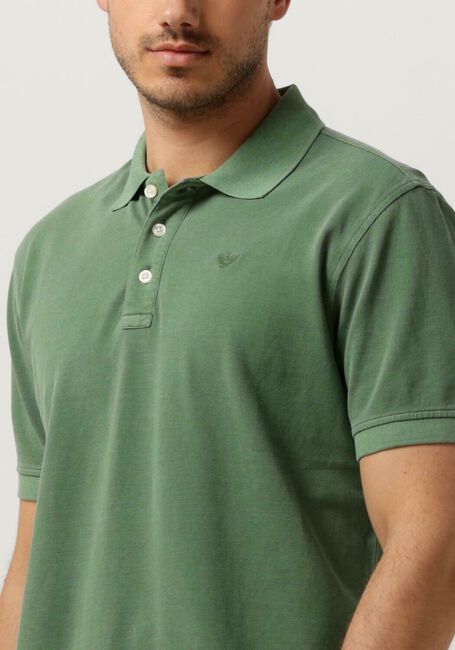 Grüne PME LEGEND Polo-Shirt SHORT SLEEVE POLO PIQUE GARMENT DYE - large