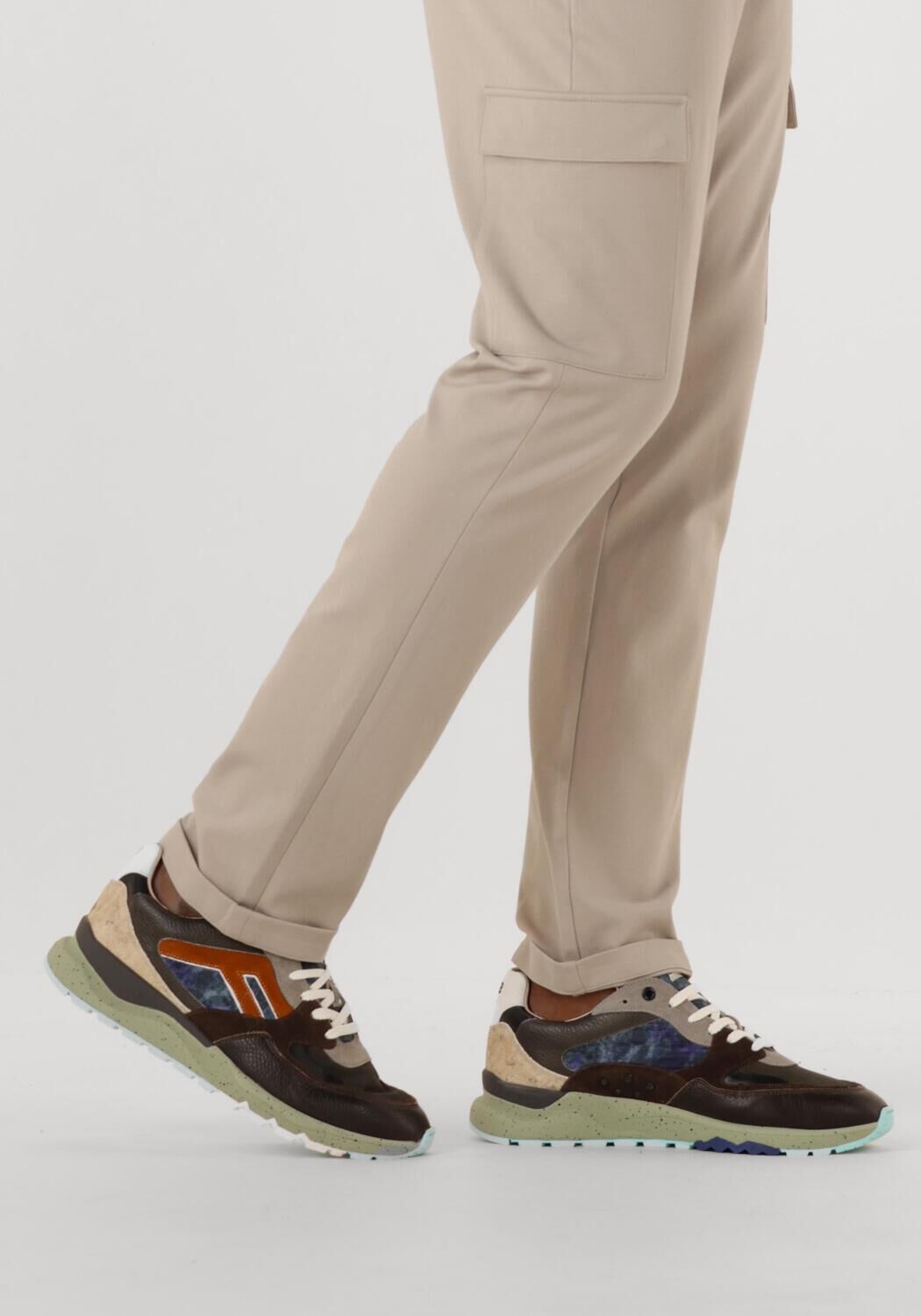 Mehrfarbige/Bunte FLORIS VAN BOMMEL Sneaker Low SFM-10154 DE TREENER - large