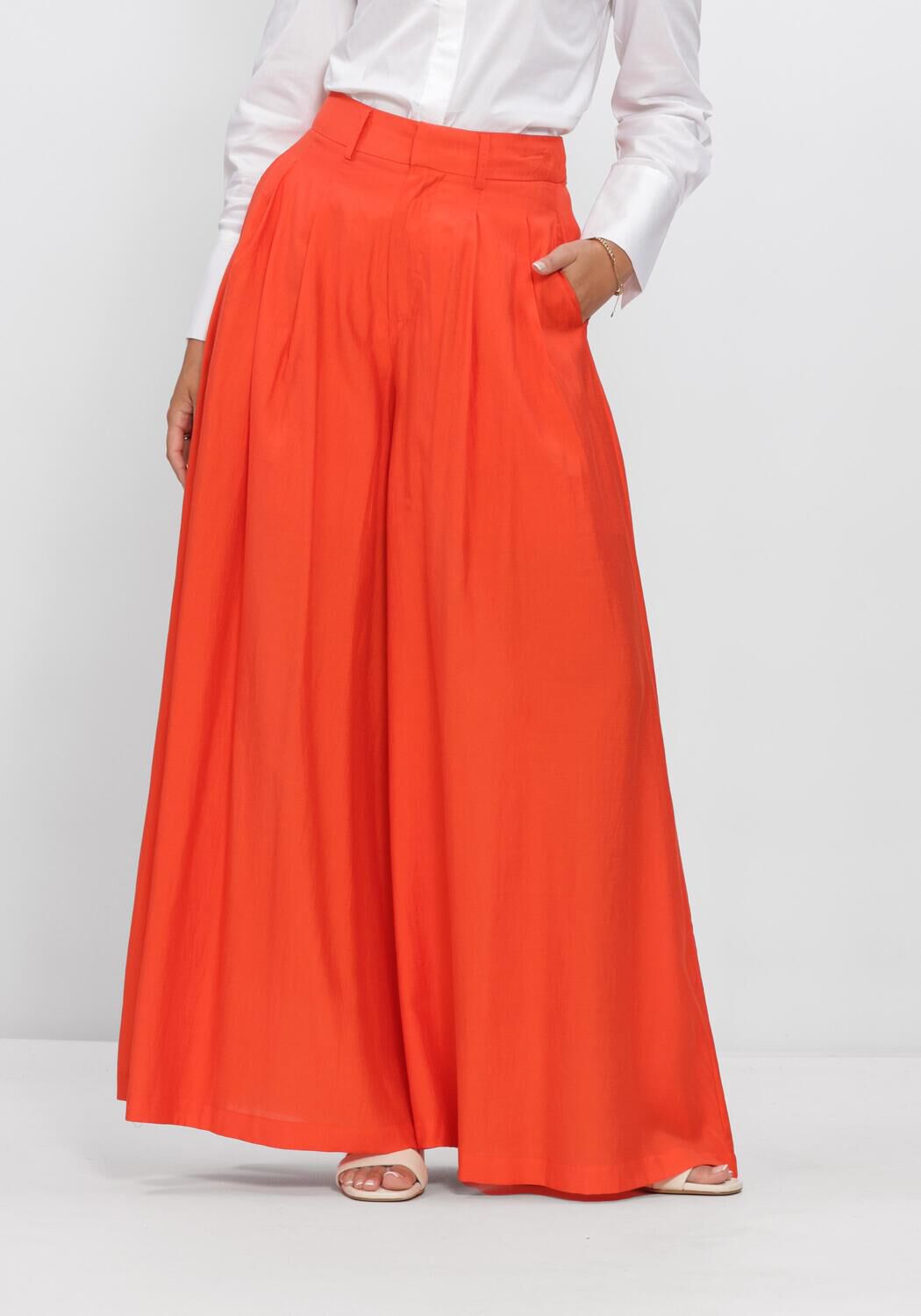Orangene CO'COUTURE Weite Hose AURACC SKIRT LL PANT - large