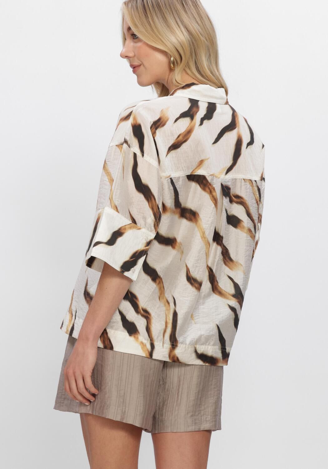 Mehrfarbige/Bunte ROUGE EDIT Blusen ROUALANA 2/4 SHIRT - large