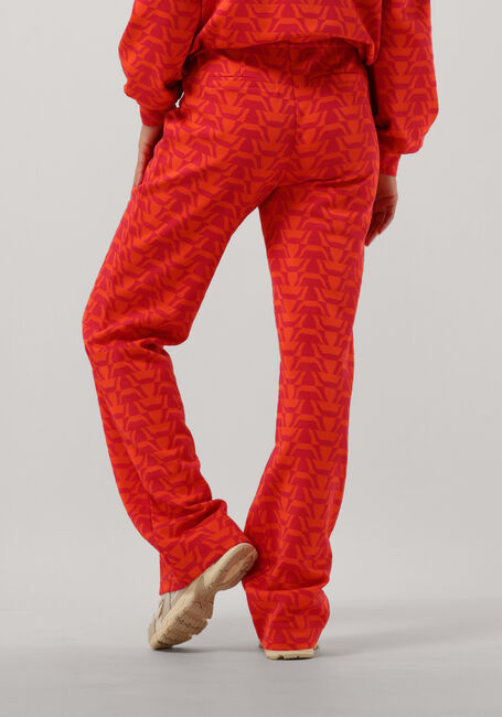 Rote ALIX THE LABEL Schlaghose LADIES KNITTED TWO TONE BULL PANTS - large