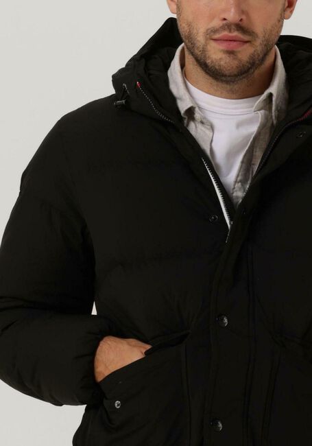 Dunkelblau TOMMY HILFIGER Wattierte Jack HILFIGER DOWN HOODED JACKET - large