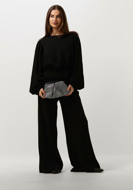 Schwarze CO'COUTURE Weite Hose HAZELCC WIDE LONG PANT - large