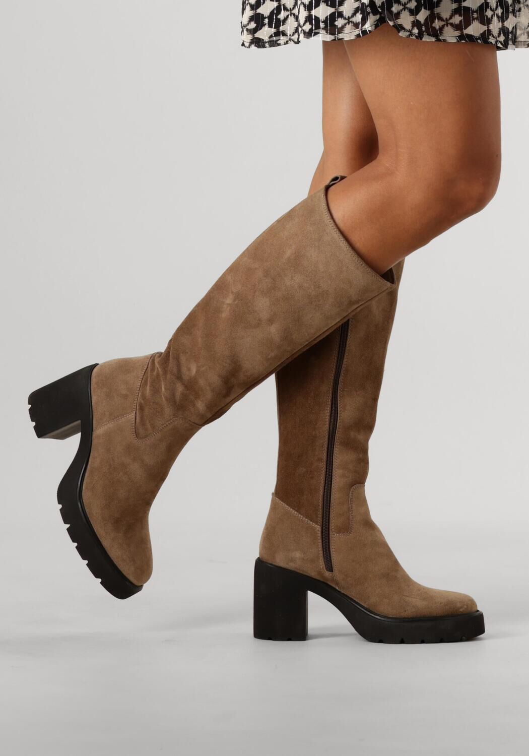 Taupe UNISA Hohe Stiefel KARENA - large