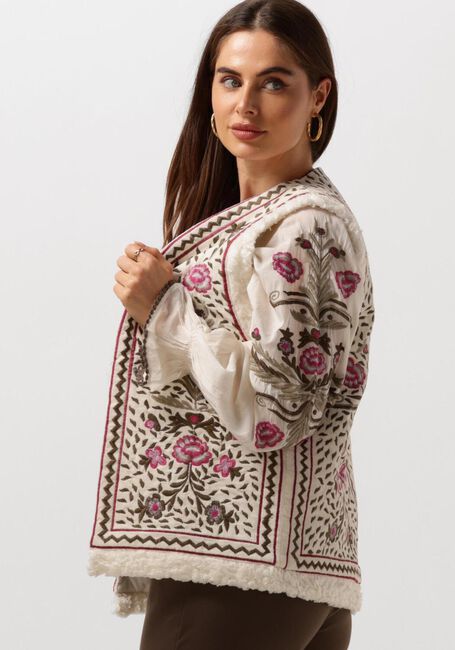Mehrfarbige/Bunte SUMMUM Gilet GILET EMBROIDERED VELOURS - large