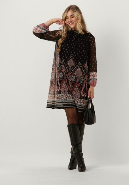 Schwarze ANA ALCAZAR Midikleid DRESS LACE NECK - large