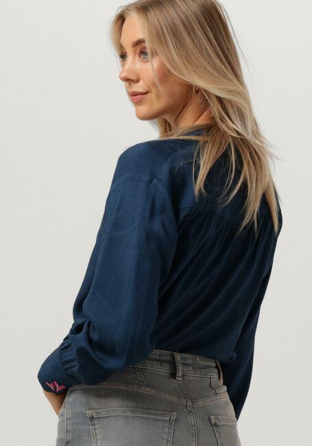 Dunkelblau POM AMSTERDAM Bluse MILLY ETERNAL BLUE - large