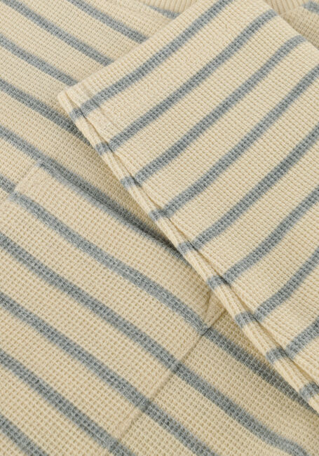 Ecru DAILY7 T-shirt LS SMALL STRIPE - large
