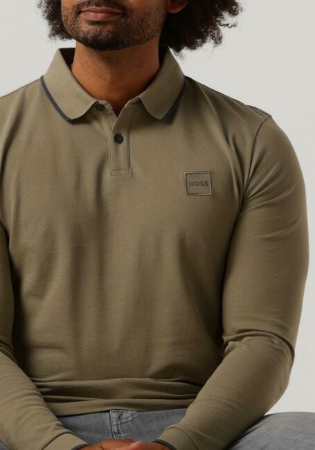 Olive BOSS ORANGE Polo-Shirt PASSERTIPLONG - large
