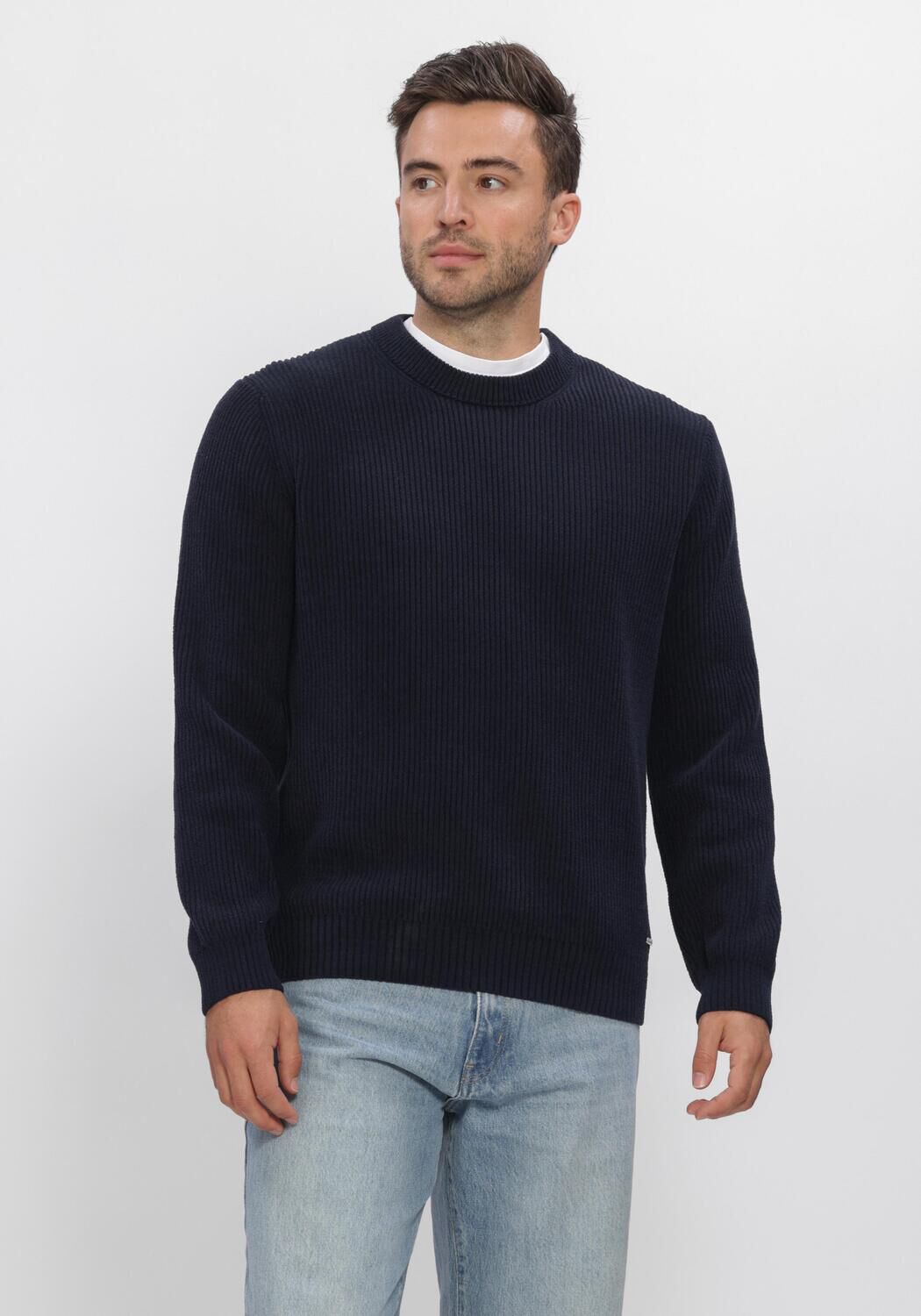 Dunkelblau DSTREZZED Pullover DS_LEVI CREWNECK - large